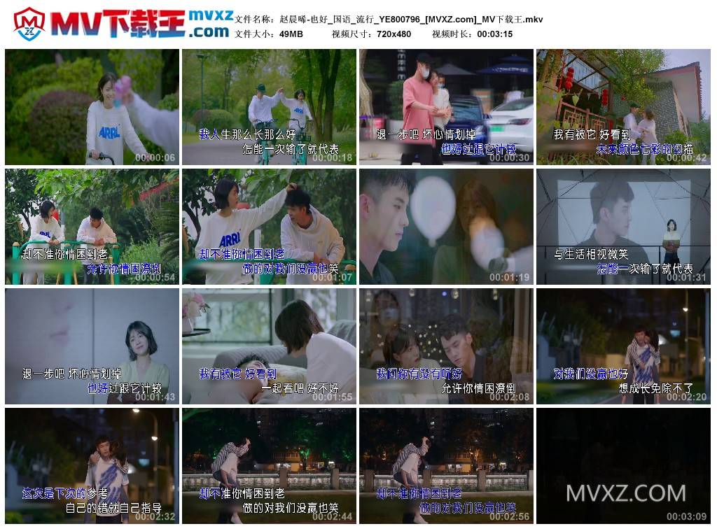 赵晨唏-也好_国语_流行_YE800796